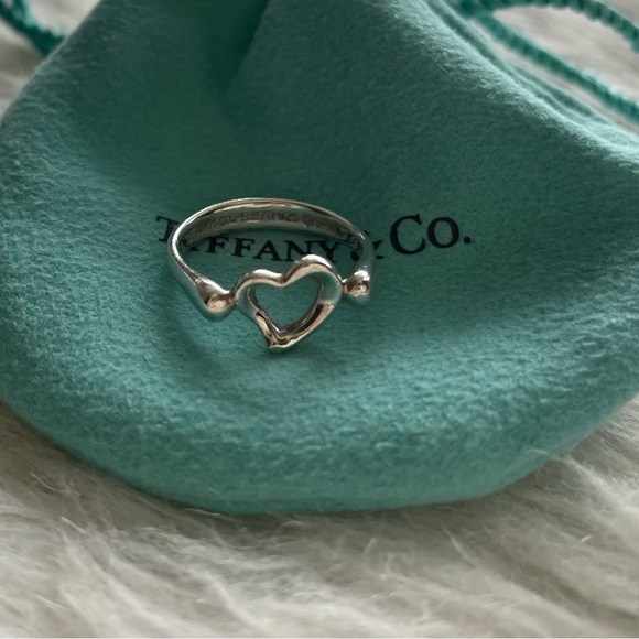 Tiffany & Co. Jewelry - Tiffany and Co. Open Heart Ring Size 4
